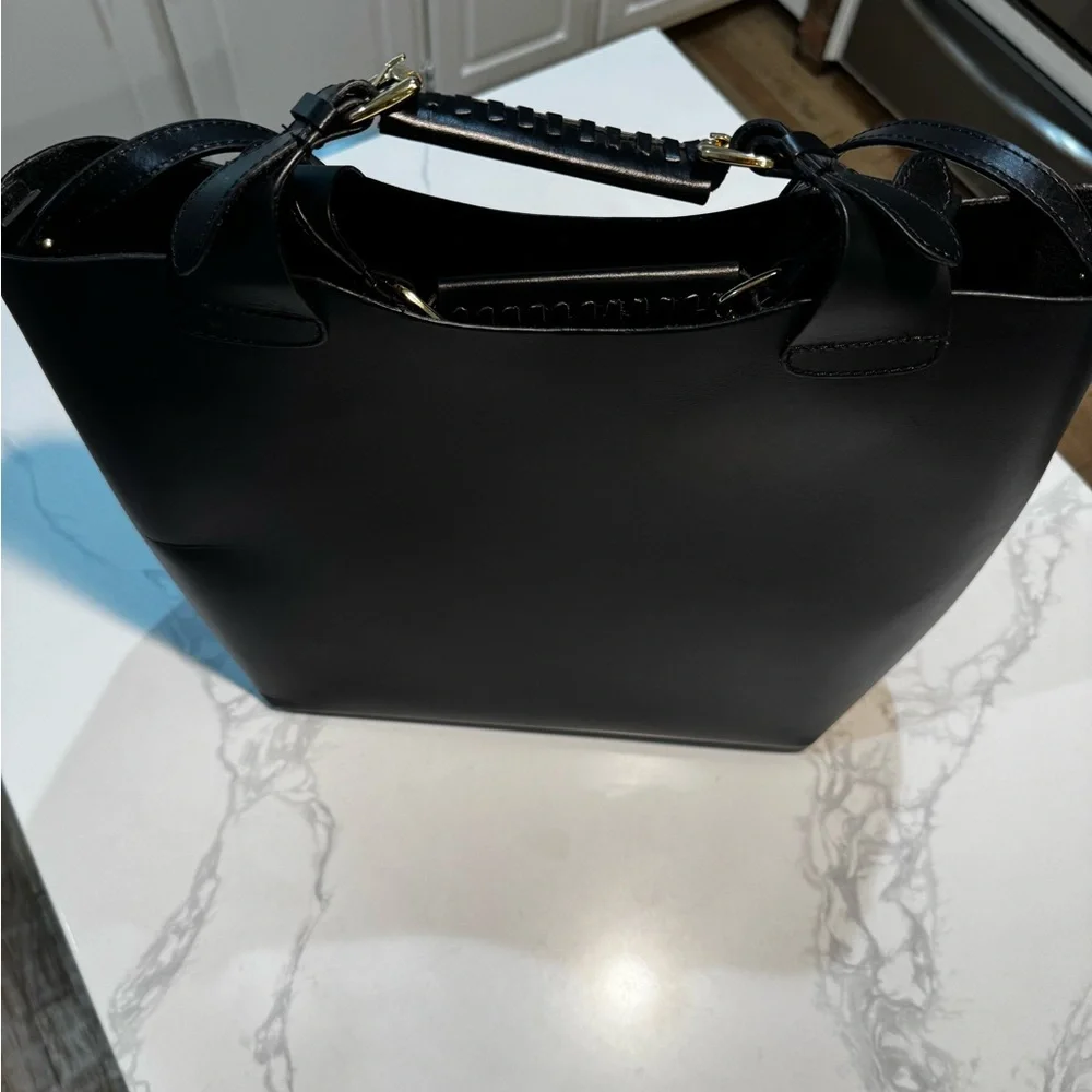 Zara leather large tote bag - Picture 2 of 9